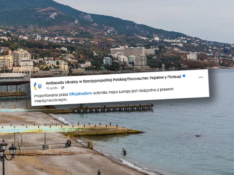 Ambasada Ukrainy zareagowała na materiał Kanału Zero. „Mapa niezgodna z prawem”