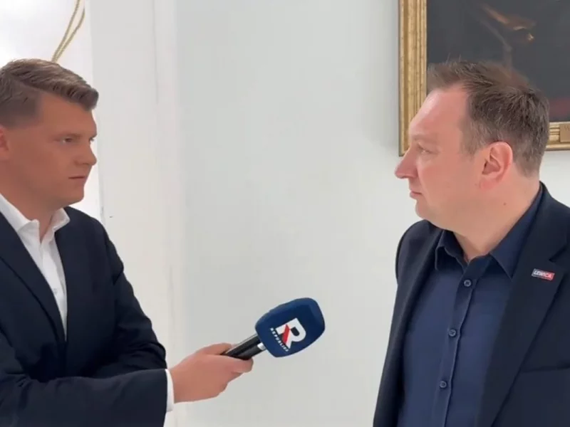 Spięcie posła Lewicy z reporterem TV Republika. „Ruscy, do domu!”