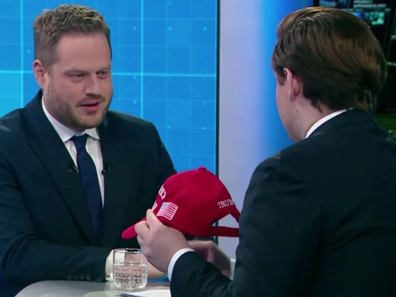 Niezręczna prowokacja w TVP Info. „Pan będzie dużo lepiej wyglądał w czapce”