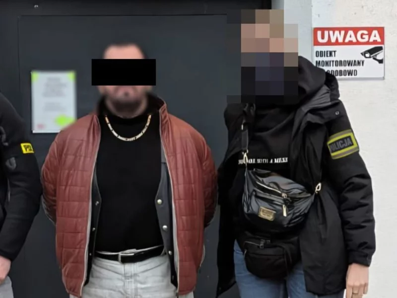 Spektakularna akcja policji w Puławach. Były członek gangu mokotowskiego złapany