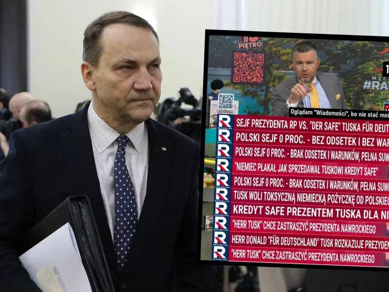 Sikorski zobaczył to na TV Republika i nie wytrzymał. „Obłąkani”