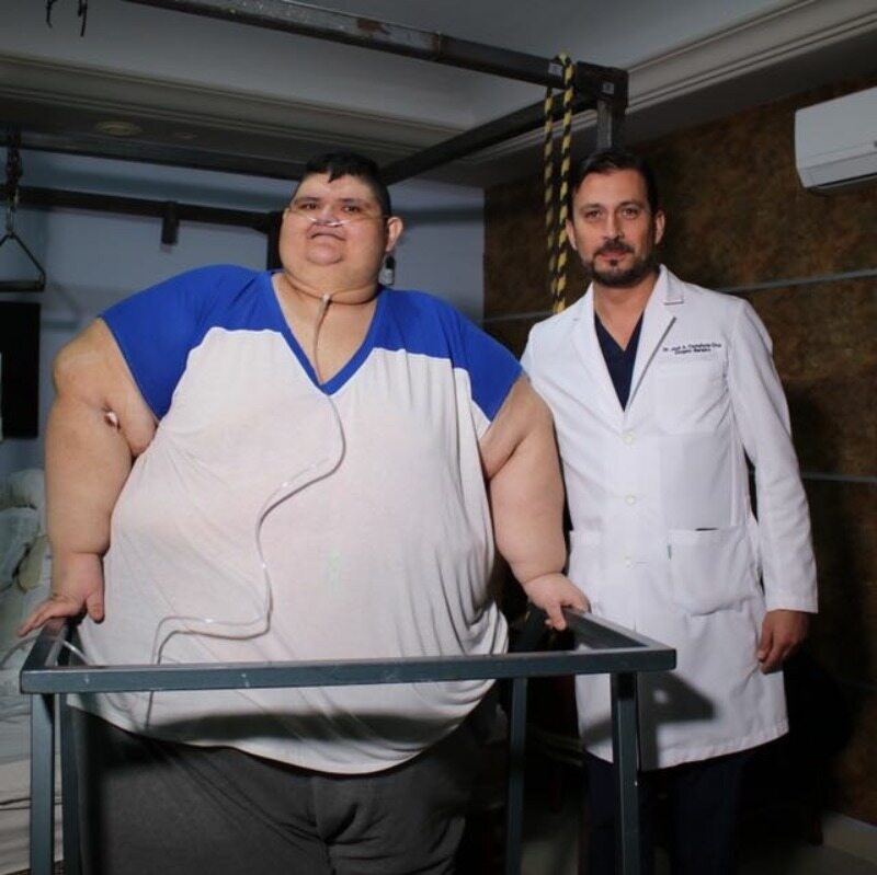 Самого тяжелого человека. Хуан Педро Франко 600 кг. Хуан Педро самый толстый человек в мире. Хуан Педро Франко похудел. Хуан Педро Франко фото.