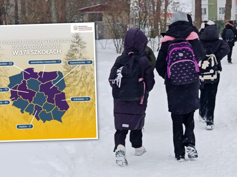 Odwołane lekcje w sporej części Polski. MEN tłumaczy