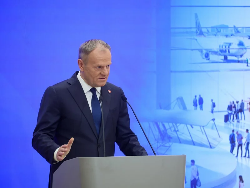 Przełom ws. kluczowej działki dla CPK. Tusk poinformował o zmianie nazwy