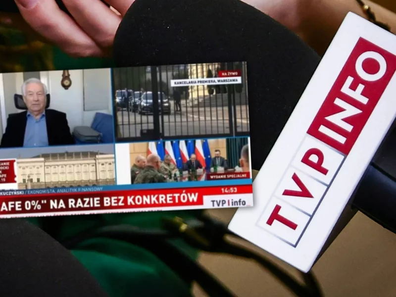 Niezręczny moment na antenie TVP Info, ekspert skonsternowany. „Studio Jajo przy tym wysiada”