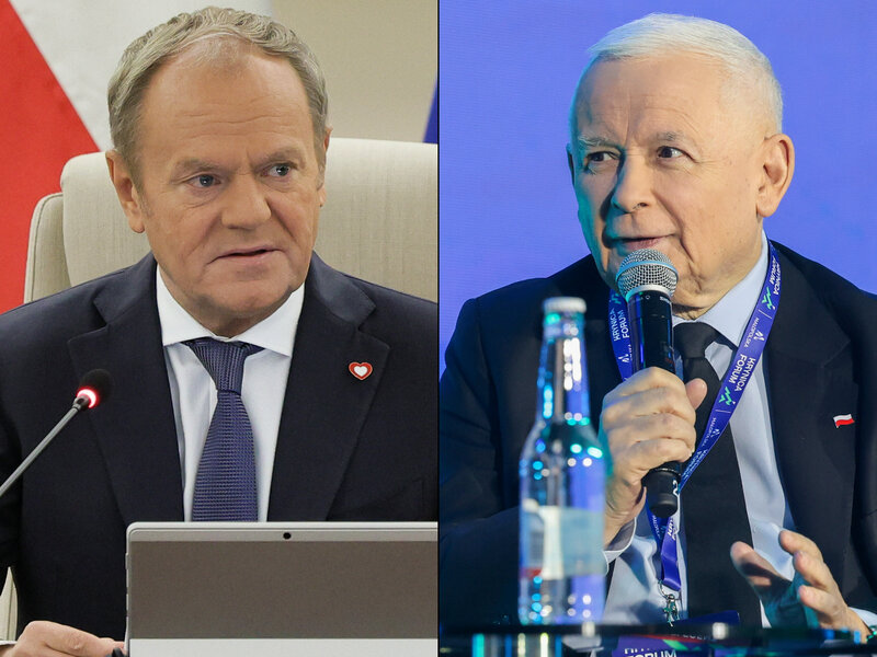 Tusk i Kaczyński mają ten sam problem. Nowy sondaż. „Języczek u wagi”