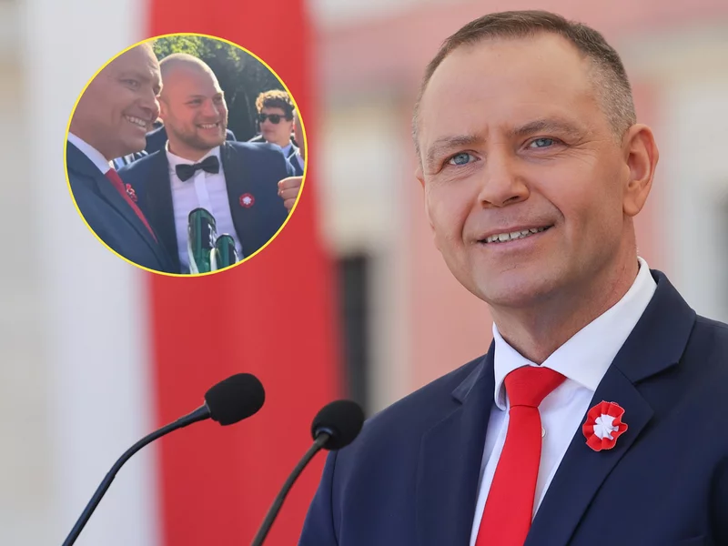 Znany sportowiec zaskoczył Nawrockiego. Wręczył mu nietypowy prezent